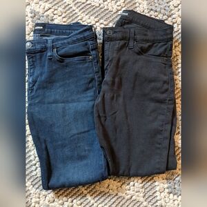2 pairs of Hudson jeans